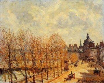 Camille Pissarro Werke - die Malaquais Kai am Morgen sonnigem Wetter 1903 Camille Pissarro